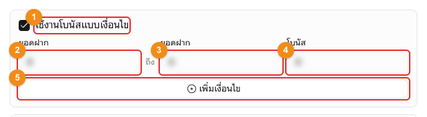 โบนัสแบบเงื่อนไข